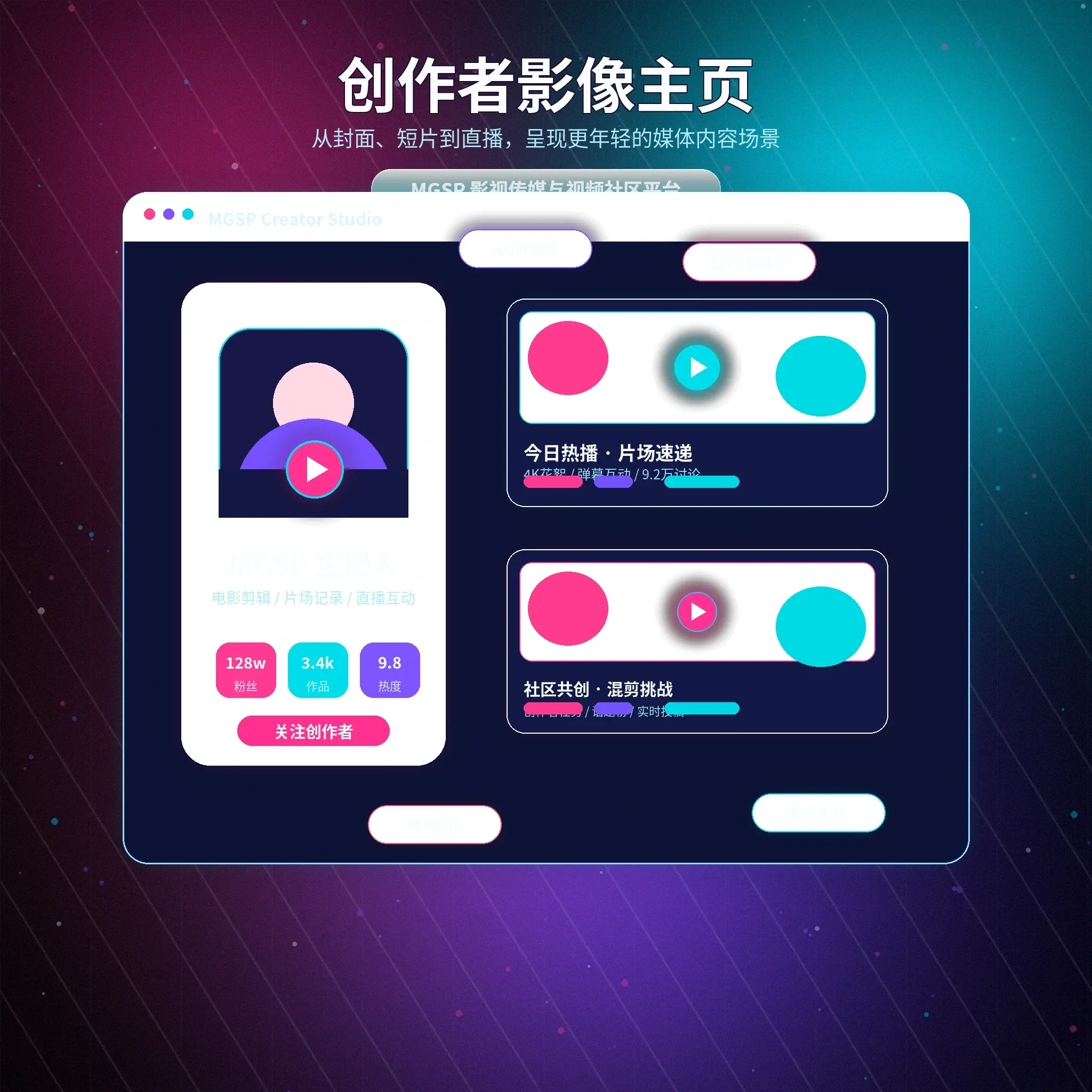 蘑菇视频账户资料与个人主页说明